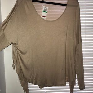 Cream colored blouse